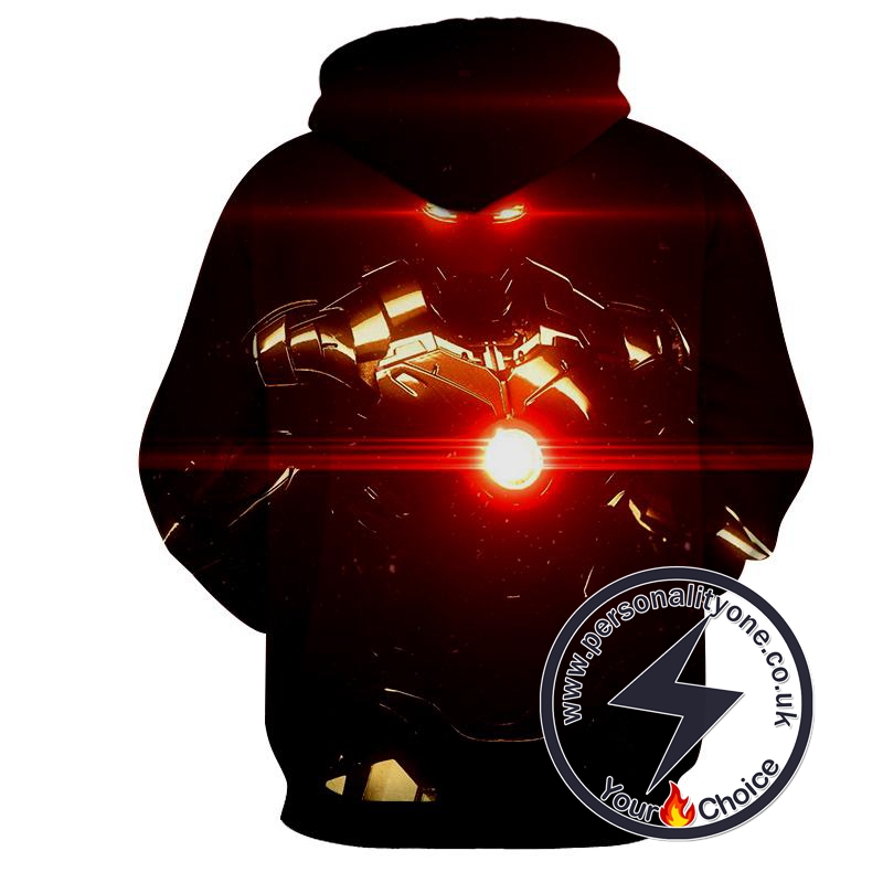 Iron Man - Iron Man 3D - Iron Man Hoodies